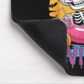 Summerween Stimmung Skelett Flamingo Gruselig Hall Mousepad (Ecke)