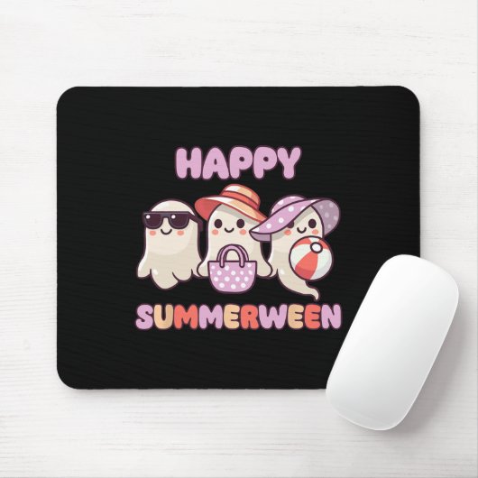 Summerween Summer Halloween Ghost Mousepad (Mit Mouse)