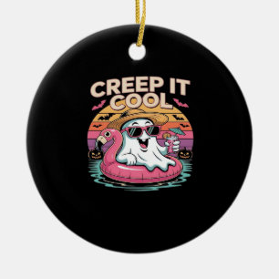 Summerween - Summerween Beach - Summerween Hexe Keramik Ornament