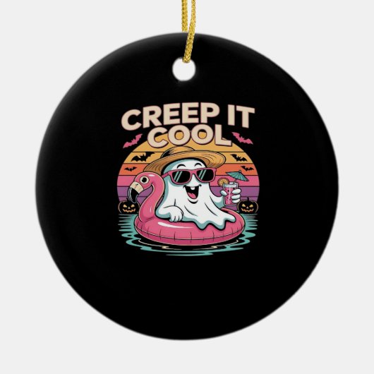 Summerween - Summerween Beach - Summerween Hexe Keramik Ornament (Vorne)