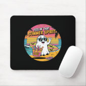Summerween Surfen Sommer Halloween Geister Mousepad (Mit Mouse)