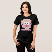 Summerween Süßer Geist Wassermelone Sommer Tri-Blend Shirt (Vorderseite voll)
