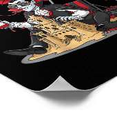 Summerween Vampire Beach Dracula Sandcastle Gotik Poster (Ecke)
