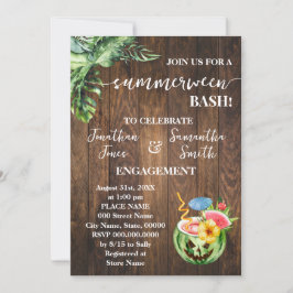 Summerween Verlobung Hochzeitsfeier Party Einladung