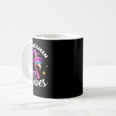Summerween Vibes Flamingo Sommer Halloween Vacatio Kaffeetasse (Vorderseite Links)