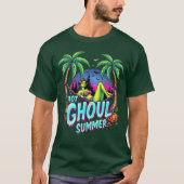 Summerween Vibes Funny HOT GHOUL SUMMER Skeleton I T-Shirt (Vorderseite)