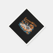 Summerween Vibes für Spooky Summer, Halloween-Gesc Serviette (Ecke)
