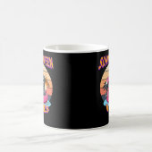 Summerween Vibes Grim Sensenmann Flamingo Float Re Kaffeetasse (Mittel)