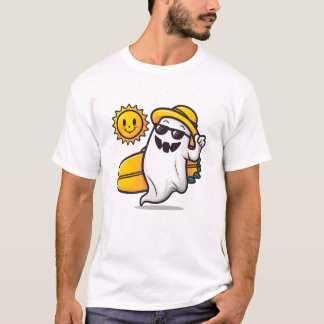 Summerween Vibes: Niedliches und Spooky Summer Gho T-Shirt