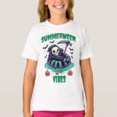 Summerween Vibes – Reaper Relaxed T-Shirt (Vorderseite)