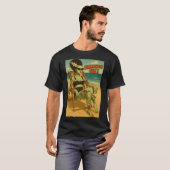 Summerween Vibes Retro Beach Gothic Style T-Shirt (Vorne ganz)