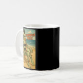 Summerween Vibes Retro Beach Gothic Style T-Shirt Kaffeetasse (Vorderseite Links)