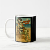 Summerween Vibes Retro Beach Gothic Style T-Shirt Kaffeetasse (Links)