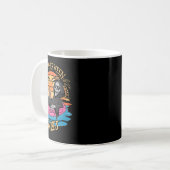 Summerween Vibes Skeleton Flamingo Spooky Hallowee Kaffeetasse (Vorderseite Links)