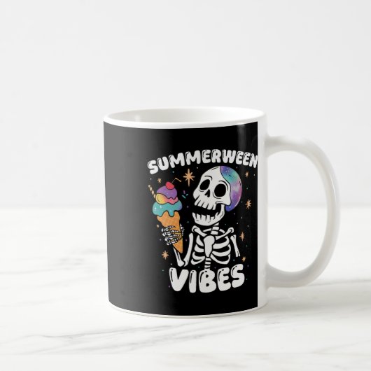 Summerween Vibes Skeletto Eislaufmuseum Monte Brè Kaffeetasse (Rechts)