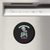Summerween Vibes Spooky Summer Pumpkin Classic Magnet (In Situ (Geschirrspüler))