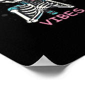 Summerween Vibes Spooky Summer Pumpkin Classic Poster (Ecke)