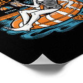 Summerween Vibes Spooky Summer Pumpkin Niedlich Poster (Ecke)