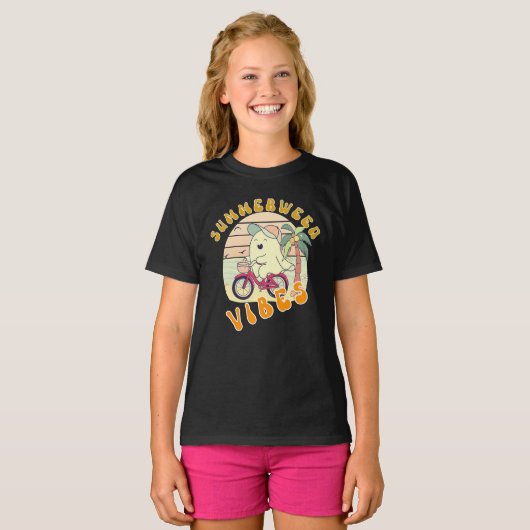 Summerween Vibes Spooky Summer T-Shirt (Vorne ganz)