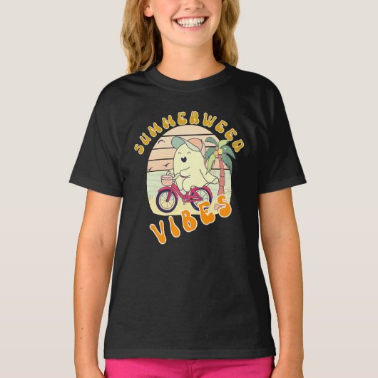 Summerween Vibes Spooky Summer T-Shirt (Vorderseite)