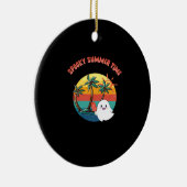 Summerween Vibes - Spooky Summer Time Classic Keramik Ornament (Rechts)