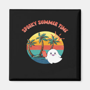 Summerween Vibes - Spooky Summer Time Classic Magnet