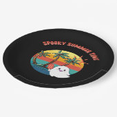 Summerween Vibes - Spooky Summer Time Classic Pappteller (Schrägansicht)
