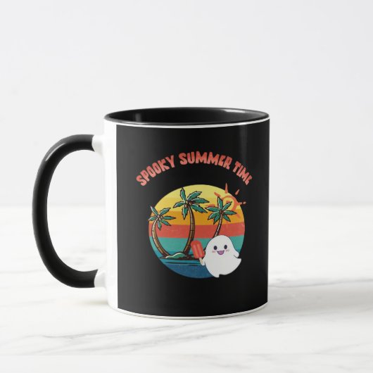 Summerween Vibes - Spooky Summer Time Classic Tasse (Links)