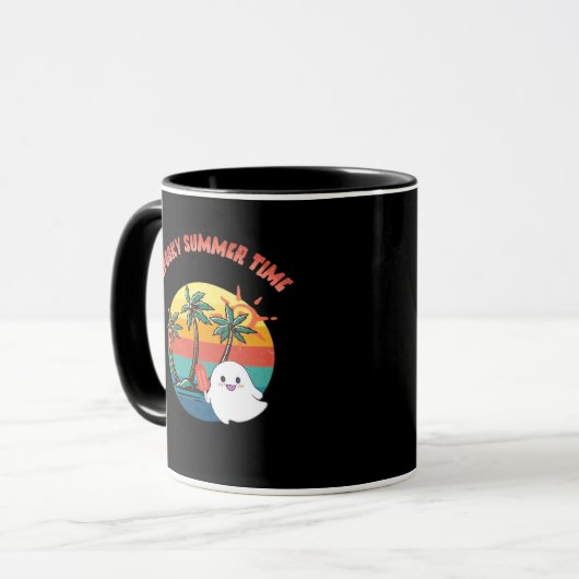 Summerween Vibes - Spooky Summer Time Classic Tasse (Vorderseite Links)