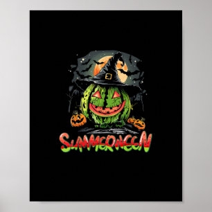 Summerween Vibes Sweet IceCream Watermelon Sommer Poster