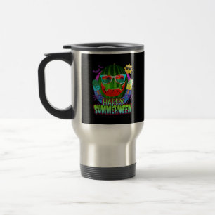Summerween Wassermelonen-Kürbislaterne Reisebecher