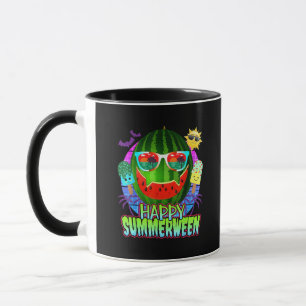 Summerween Wassermelonen-Kürbislaterne Tasse