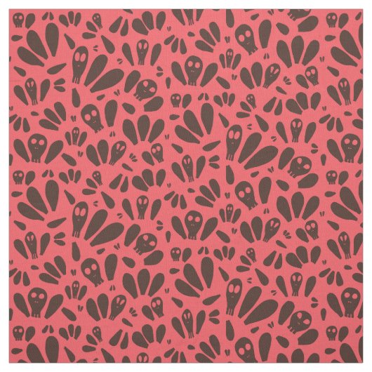 Summerween Watermelon Skull  Stoff (Muster)