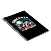 Summerween With A Family Of Vampires At The Beach Notizblock (Rechte Seite)