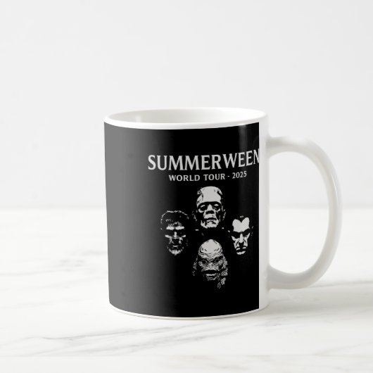 Summerween World Tour 2025 Monsters Halloween Fun  Kaffeetasse (Rechts)