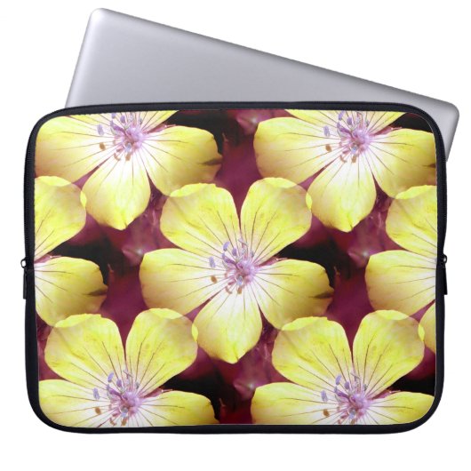 Summery Gelb.... Laptopschutzhülle (Vorderseite)