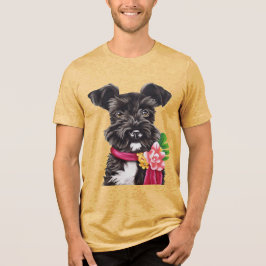 Summery Schnauzer Tri-Blend Shirt