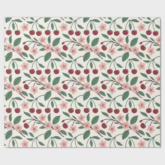 Summery Wrapping Paper Sheets Geschenkpapier (Flach)