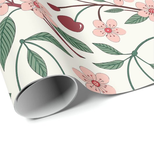 Summery Wrapping Paper Sheets Geschenkpapier (Rolleneckpunkt)