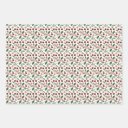 Summery Wrapping Paper Sheets Geschenkpapier Set (Vorderseite 3)