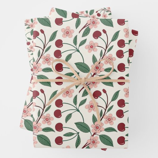 Summery Wrapping Paper Sheets Geschenkpapier Set (Beispiel)