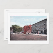 Summit Ave, Summit, NJ Vintag Postkarte (Vorne/Hinten)