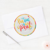 "Summit Dreams" Runder Aufkleber (Umschlag)