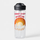 Summit Every Mountain Hikers Goal Trinkflasche (Vorderseite)