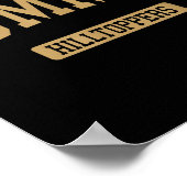 Summit High School Hs Summit Nj Varsity Srts  Poster (Ecke)