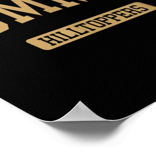 Summit High School Hs Summit Nj Varsity Srts  Poster (Ecke)