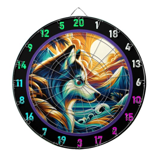 Summit Husky Wilderness Wall Accent Dartscheibe (vorne)