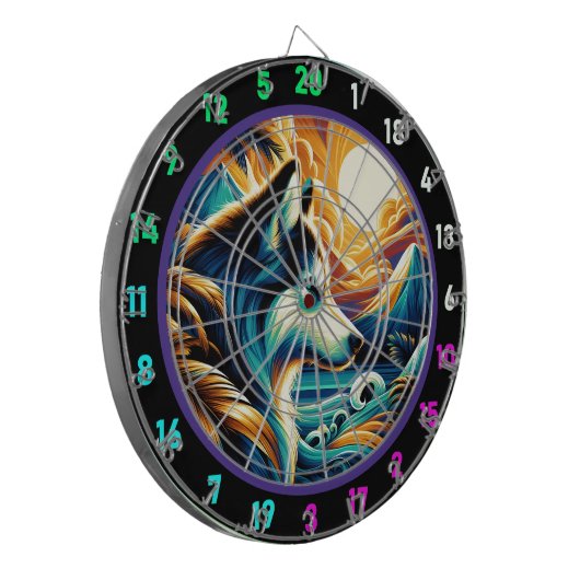 Summit Husky Wilderness Wall Accent Dartscheibe (Vorderseite Links)