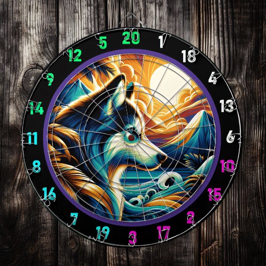 Summit Husky Wilderness Wall Accent Dartscheibe