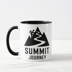 Summit Journey Bergsteiger Design Tasse
